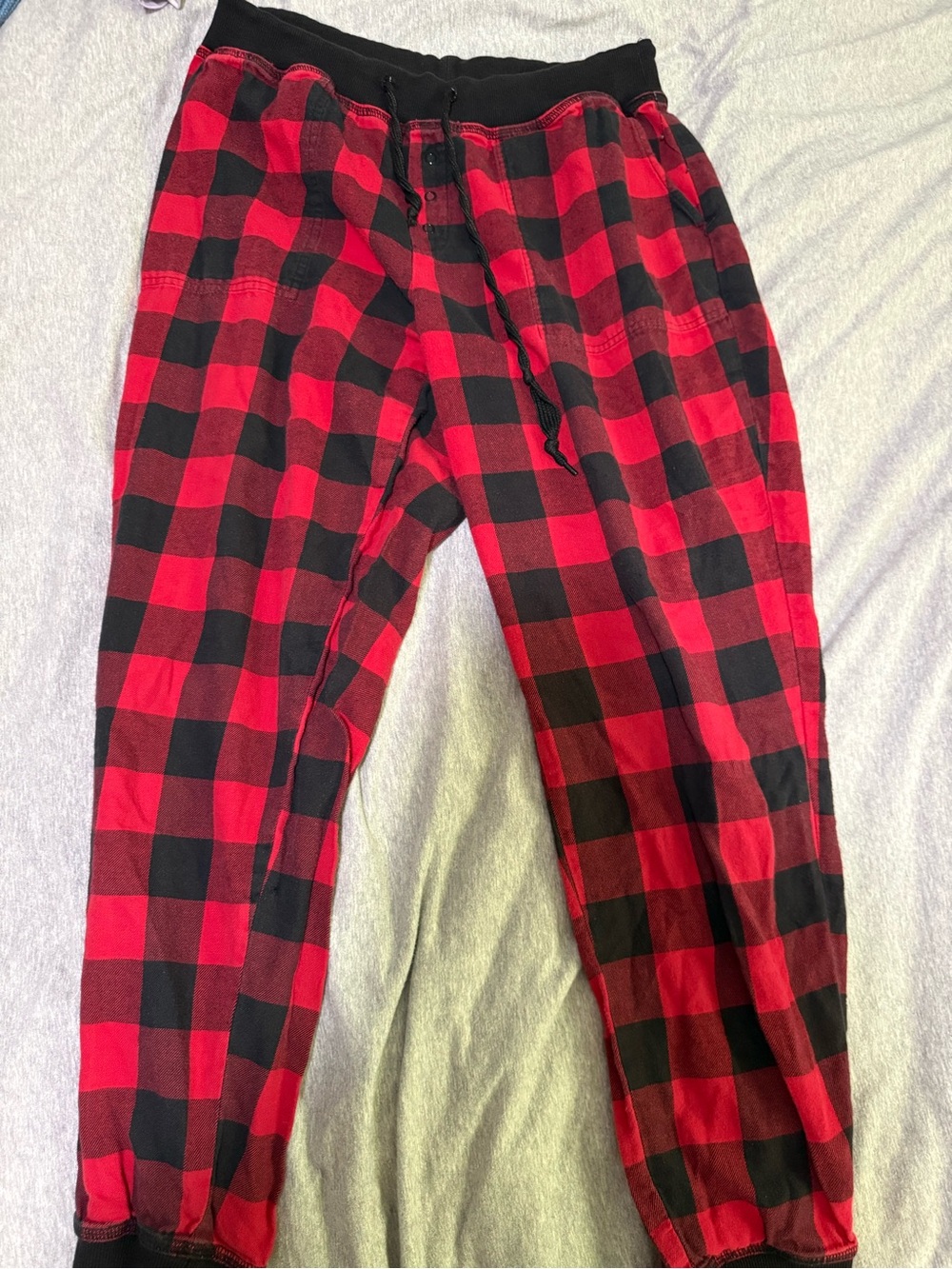 Bootlegger Weekend Red and Black Plaid Lounge Pants